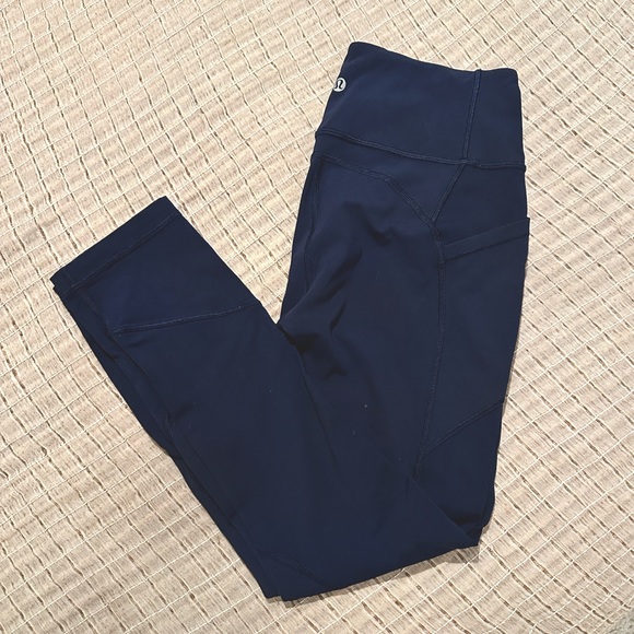 lululemon athletica Pants - Lululemon All The Right Places Crop - Navy